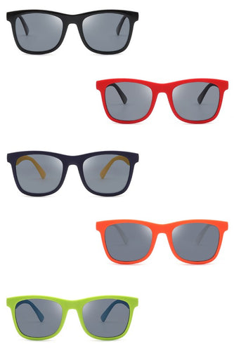 Children Rectangle Kids Polarized Sunglasses