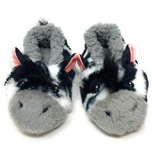 Kids Indoor Cozy Slipper - ZZ Zebra