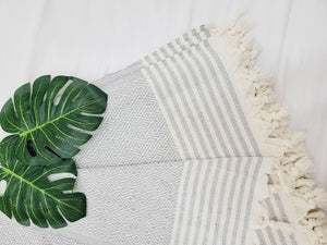 Throw Blanket Large Authentic Wave,Turkish cotton