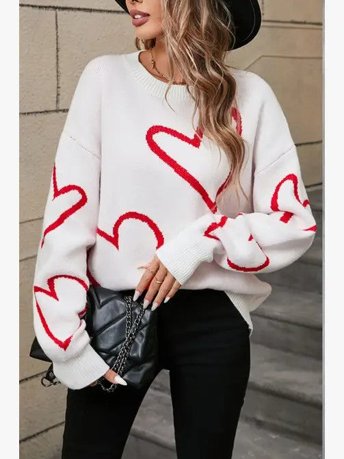 Heart sweater