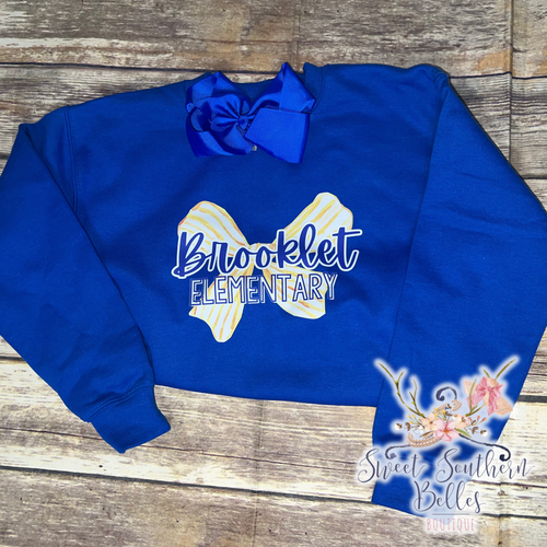 Brooklet Elementary Bow Sweatshirt