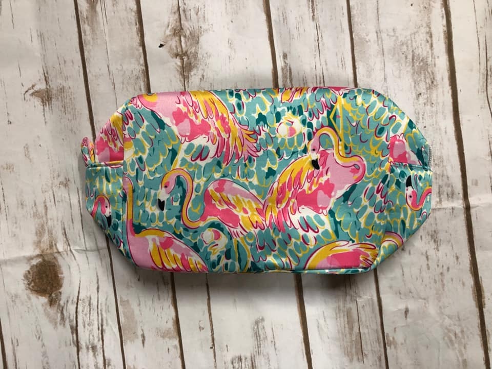 Let's Flamingle Makeup Bag