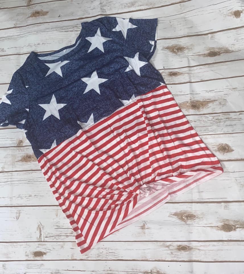 Twisty Stars & Stripes Shirt