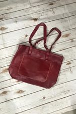 Burgundy Braided Purse