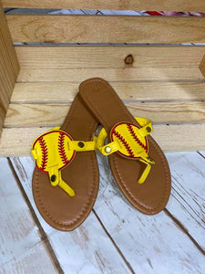 Patterned Disc Sandal