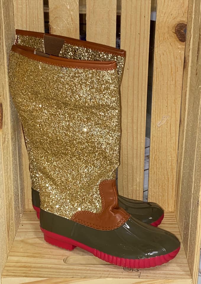 Shop glitter duck boots Shop Black Friday