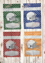 Polka Dot Football Helmet Garden Flags